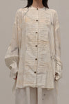 MUTEDANCE striped dyed shirt MD24SS62 PM120